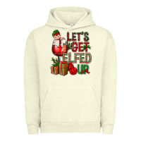 Pigment Pistachio Let's Get Elfed Up Christmas Urban Hoodie - BundleAndBundleShop