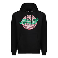 Black reindeer brewed santa approved pink Premium Hoodie - MaliasSmallBusiness