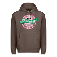 Coffee reindeer brewed santa approved pink Premium Hoodie - MaliasSmallBusiness