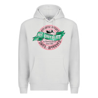 Dove Grey reindeer brewed santa approved pink Premium Hoodie - MaliasSmallBusiness