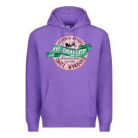 Purple reindeer brewed santa approved pink Premium Hoodie - MaliasSmallBusiness