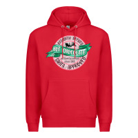 Red reindeer brewed santa approved pink Premium Hoodie - MaliasSmallBusiness