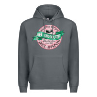 Rock reindeer brewed santa approved pink Premium Hoodie - MaliasSmallBusiness