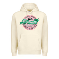 Sandshell reindeer brewed santa approved pink Premium Hoodie - MaliasSmallBusiness