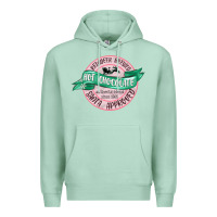 Seafoam reindeer brewed santa approved pink Premium Hoodie - MaliasSmallBusiness