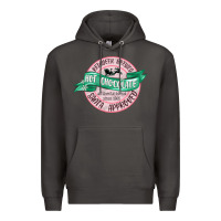 Smoke reindeer brewed santa approved pink Premium Hoodie - MaliasSmallBusiness