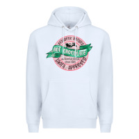 White reindeer brewed santa approved pink Premium Hoodie - MaliasSmallBusiness