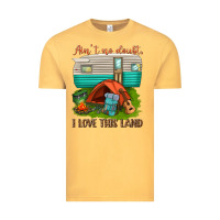 Vintage Mustard ain t no doubt i love this land Vintage Tee - texasbilliewilder