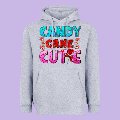Candy Cane Cutie Heavyweight Hoodie Designed By Adodesignshop