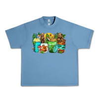 Pebble Blue bear coffee cups Urban Heavy Tee - Zillion Design Studio