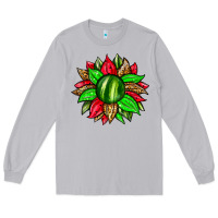 Moon Dust watermelon sunflower Long Sleeve Tee - Zillion Design Studio