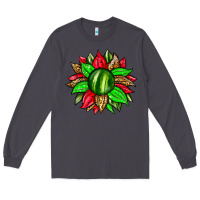 Smoke watermelon sunflower Long Sleeve Tee - Zillion Design Studio