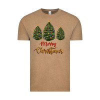 Vintage Coffee merry christmas trees Vintage Tee - RanaPortraitStore