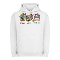 Pigment Lunar Rock Peace Love Make Up Urban Hoodie - BundleAndBundleShop