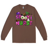 Chestnut spooky nurse Long Sleeve Tee - AdoDesignShop