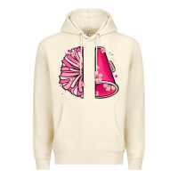 Sandshell custom name cheerleader with megaphone Premium Hoodie - MaliasSmallBusiness