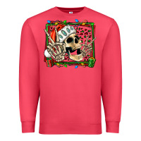 Cardinal Christmas happy skeleton Premium Sweatshirt - Jasminsmagicworld