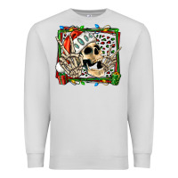 Dove Grey Christmas happy skeleton Premium Sweatshirt - Jasminsmagicworld