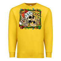 Lemon Christmas happy skeleton Premium Sweatshirt - Jasminsmagicworld