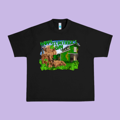 Urban Heavy Tee Happy st. patrick's day cattle and calfs