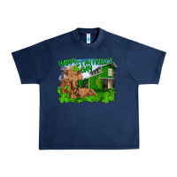 Navy Happy st. patrick's day cattle and calfs Urban Heavy Tee - RanaPortraitStore