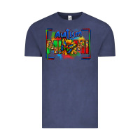 Vintage Denim autism mimi Vintage Tee - Zillion Design Studio