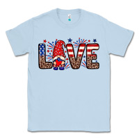 Dusty Blue Love gnome Classic Tee - Neo Western