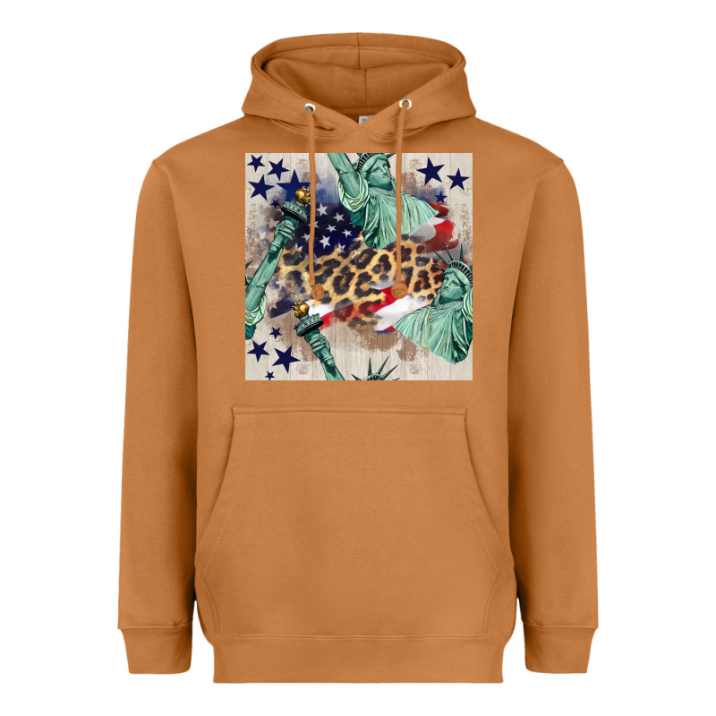 Statue Of Liberty Leopard Heavyweight Hoodie by BundleAndBundleShop | Teevron