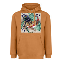 Meerkat statue of liberty leopard Heavyweight Hoodie - BundleAndBundleShop
