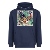 Navy statue of liberty leopard Heavyweight Hoodie - BundleAndBundleShop