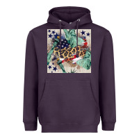 Plum statue of liberty leopard Heavyweight Hoodie - BundleAndBundleShop