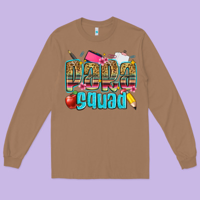Para Squad Long Sleeve Tee Designed By Zillion Design Studio