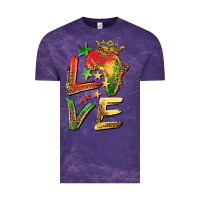 Cloud Purple juneteenth love Vintage Tee - BarkalooDesign