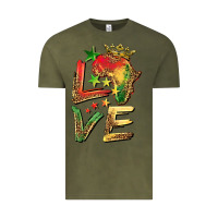 Vintage Olive juneteenth love Vintage Tee - BarkalooDesign