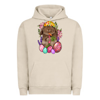 Pigment French Oak Rabbit And Carrot Easter Urban Hoodie - BundleAndBundleShop