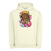 Pigment Pistachio Rabbit And Carrot Easter Urban Hoodie - BundleAndBundleShop