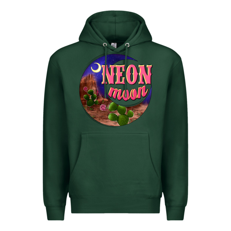 Neon Moon Premium Hoodie by NancyCooperArtShop | Teevron