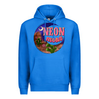 True Royal neon moon Premium Hoodie - NancyCooperArtShop