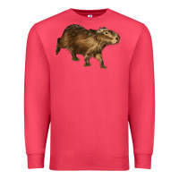 Cardinal Capybara Premium Sweatshirt - LillyAllenDesigns