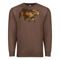 Chestnut Capybara Premium Sweatshirt - LillyAllenDesigns