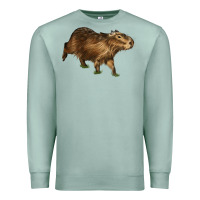 Seafoam Capybara Premium Sweatshirt - LillyAllenDesigns