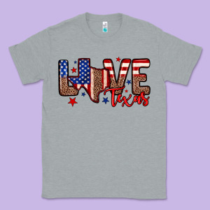 Love Texas Classic Tee Designed By Neo Western