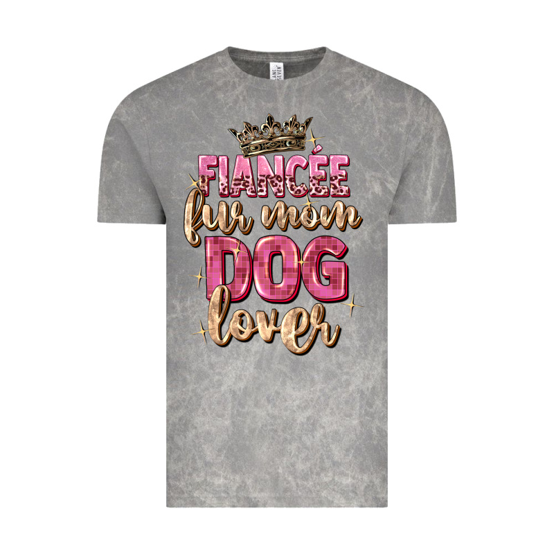 Fiancée Fur Mom Dog Lover Vintage Tee by Zillion Design Studio | Teevron