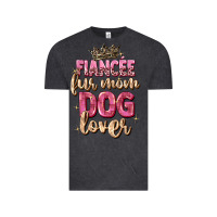 Vintage Black fiancée fur mom dog lover Vintage Tee - Zillion Design Studio