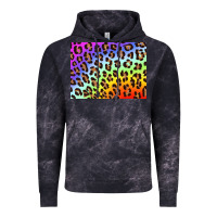 Cloud Black leopard background rainbow 3200x2400 Vintage Hoodie - AdoDesignShop