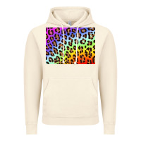 Vintage Artic leopard background rainbow 3200x2400 Vintage Hoodie - AdoDesignShop