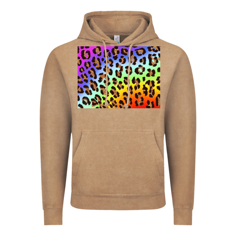 Leopard Background Rainbow 3200x2400 Vintage Hoodie by AdoDesignShop | Teevron