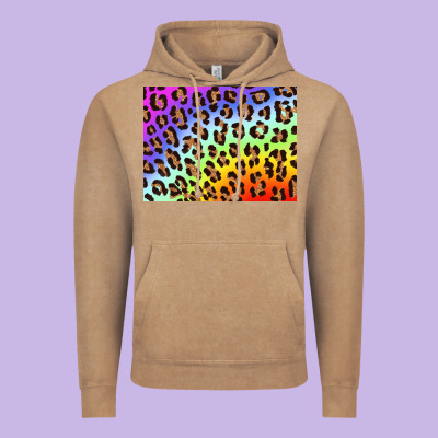 Leopard Background Rainbow 3200x2400 Vintage Hoodie Designed By Adodesignshop