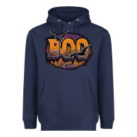Navy boo Heavyweight Hoodie - JahusDesignShop