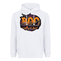 White boo Heavyweight Hoodie - JahusDesignShop